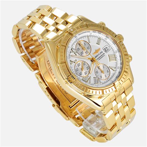 gold breitling watches